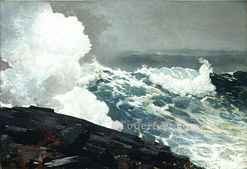 Northeaster Realism marine painter Winslow Homer Oil Paintings